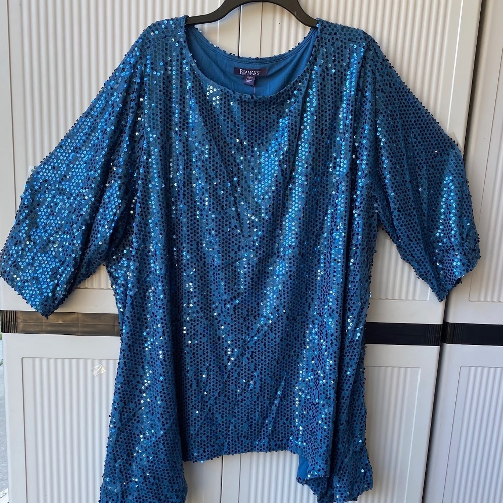 Plus Size Ladies Formal Blouse - #E25